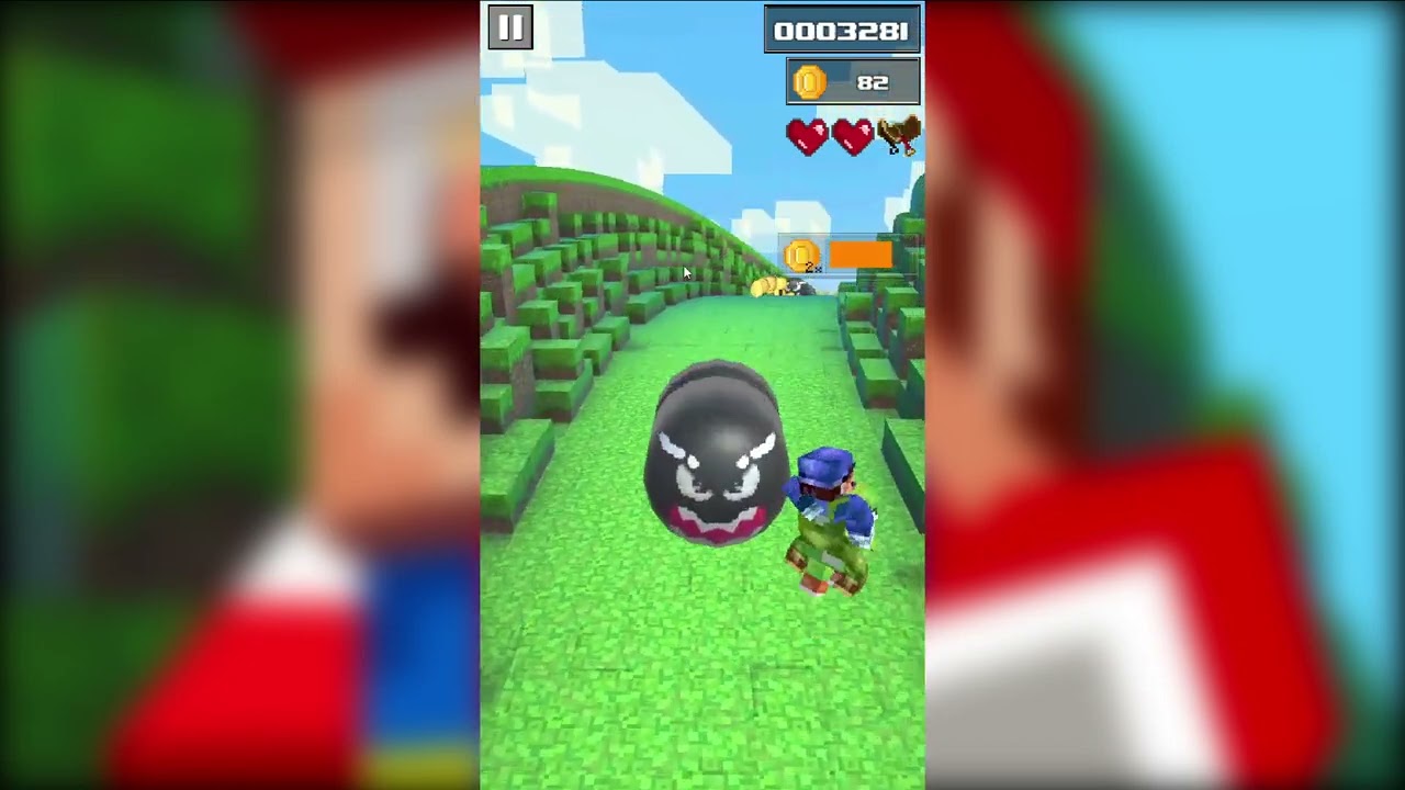 Super Mario Minecraft Runner