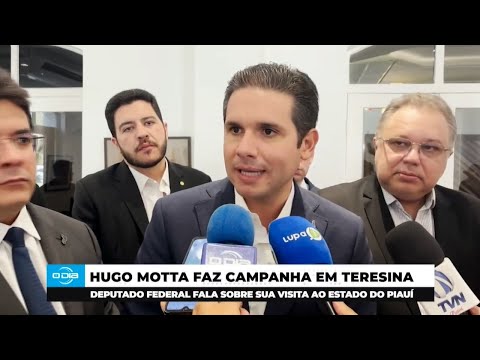 Possível Presidente da Câmara Federal, Hugo Motta (Republicanos) cumpre agenda no Piauí 22 11 2024