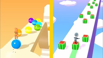 Stack Rider Vs Cube Surfer: All Levels Gameplay - New Update Android, iOS