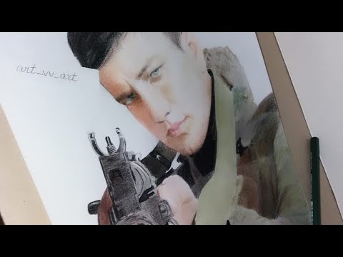 🇦🇿Azerbaycan ESGERI PORTRETI || Ressam || Soldier Drawing || Asker çizimi || How to draw a soldier?