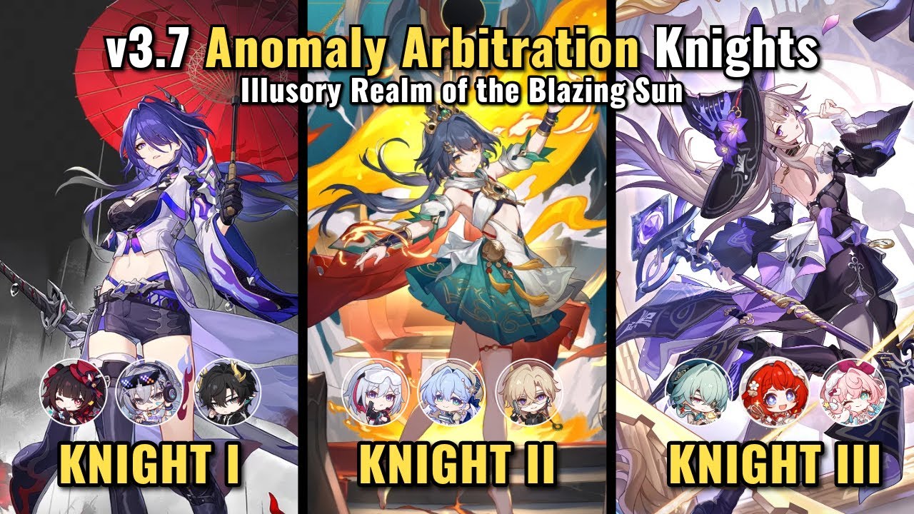 v3.7 NEW Anomaly Arbitration Knight Stages | E2 Acheron, E0 Yunli, E2 The Herta | HSR endgame