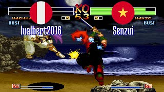 FT3 @samsho4: lualbert2016 (PE) vs Senzui (VN) [Samurai Shodown IV Fightcade] Aug 3