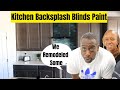 New Home Remodel Kitchen Backsplash Window Treatments &amp; Paint