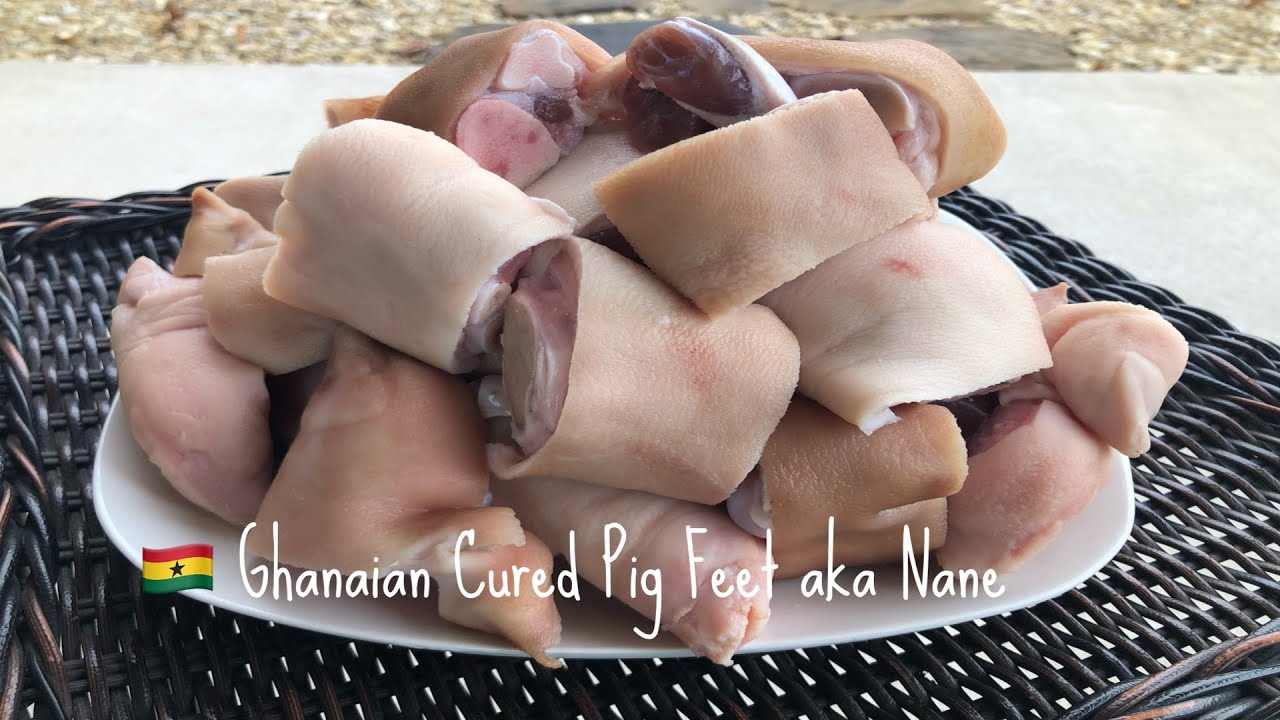 Ghanaian Cured Pig Feet aka Nane 