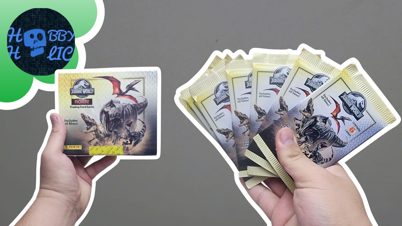 Mở 10 Pack Bài Panini Jurasis World May Mắn Được T-Rex.