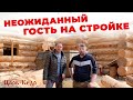 НЕОЖИДАННЫЙ ГОСТЬ на СТРОЙКЕ! Строительство Бани из Кедра.