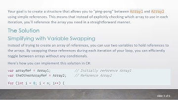 Optimizing Your Fast Fourier Transform Algorithm in C#  with Array References