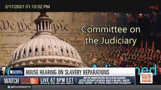 WATCH: House Judiciary Committee hearing on reparations for Black Americans