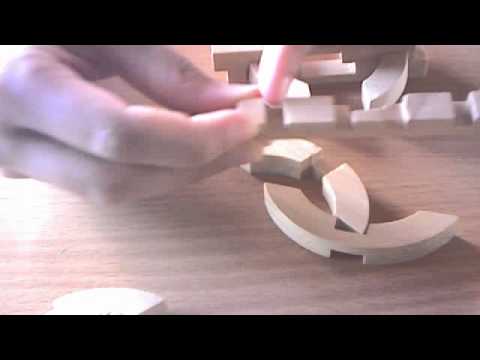 как собирать сферный деревянный шарик