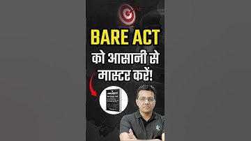 "Master bare acts with ease! 📚 Focus on:Section Numbering, Index Commands, And Conceptual Location.