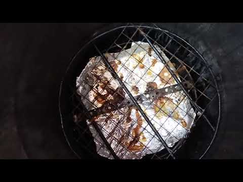 Коптилка из бочки. Горячее копчение. Своими руками. - YouTube