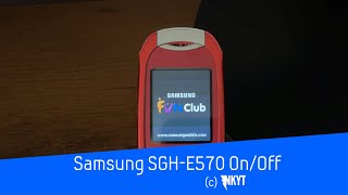 Samsung Sgh-E570 Onoff
