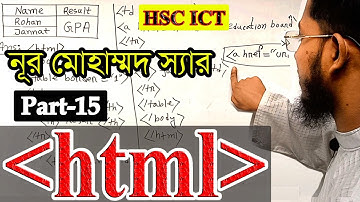 html tutorial class part-15|| hsc ict html 4th chapter|| লিংক তৈরির মাস্টার ক্লাস | লিঙ্ক যুক্ত করা।