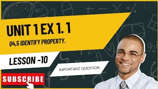 Question 4,5 Identify Property Used. Ex 1. 1 Unit 1