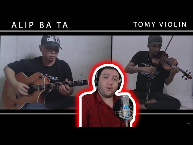 REACTION: Munajatku - Alip_Ba_Ta X Tomy Violin II Take From Home class=