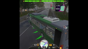 Rainy Weather Bus Drive 😱 | Bus Simulator Evo #bussimulator #busgames #games