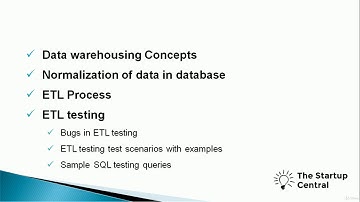 Learn ETL Testing With Informatica PowerCenter Today - learn ETL