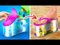 HOW TO SNEAK CANDIES TO THE BEACH || Fantastic Sneaking Food Ideas And DIY Tricks By 123 GO! Like