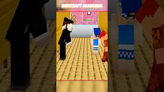 Bebek Polis ve Bebek Askeri Üvey Baba Dövüyor @minecraftakademisi