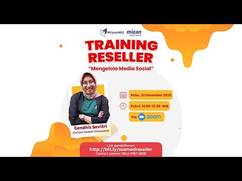 Training Reseller - Mengelola Media Sosial