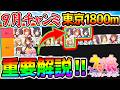 【ウマ娘】9月チャンミ『先取り重要解説！』東京1800mで強い加速スキルや最強ウマ娘は？【毎日王冠 サイレンススズカ ハフバ攻略解説 Umamusume ウマ娘プリティーダービー ハーフアニバーサリー