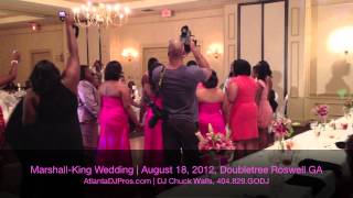 Alpha Kappa Alpha Wedding | Doubletree Roswell Hotel | Marshall-King Reception, DJ Chuck Walls