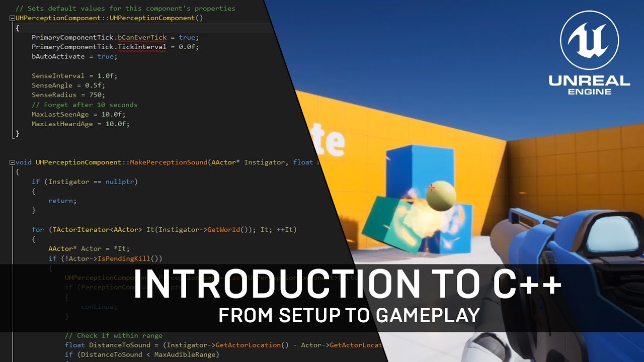 Intro To Unreal Engine C Tutorial Youtube