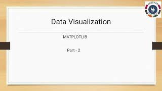 Class.12 : INFORMATICS PRACTICES : Data visualization : Part.2