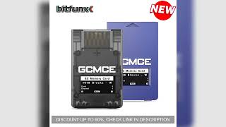 Bitfunx Game Saves Memory Card Gcmce Flippermce With Oled Display For Nintendo Gamecube Wii Rvl001 G