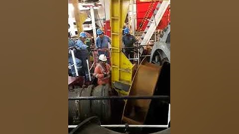 Removal of Dredge pump Impeller