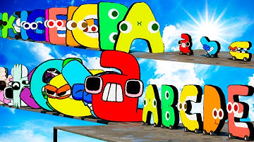 LOWERCASE Alphabet Lore vs SPANISH Alphabet Lore in Teardown