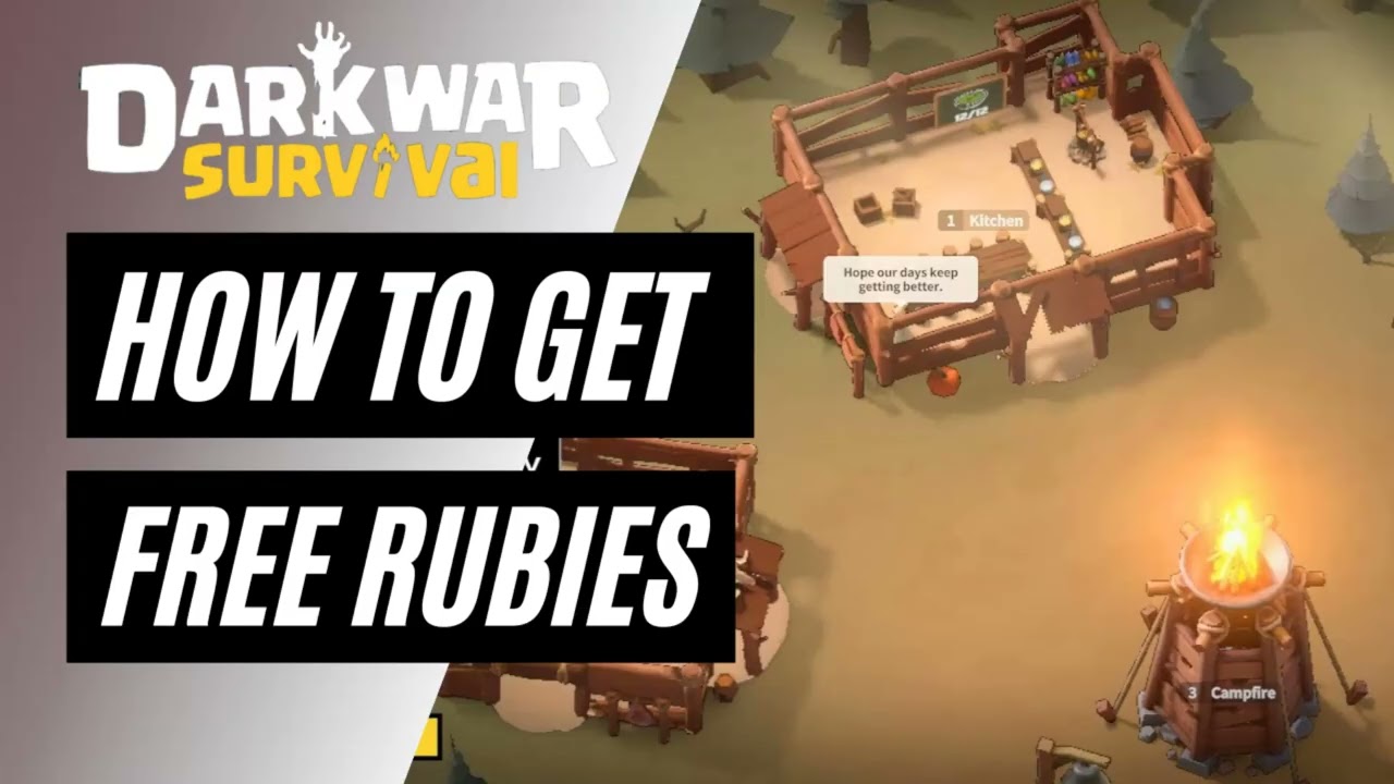 A Beginner's Guide To Obtaining FREE Rubies In Dark War: Survival ✂  2026