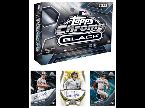 ★極妻★MLB 2023 Topps Chrome Black  2セット BGB1339 ケース開封 野球カード MLB 2023 TOPPS CHROME BLACK