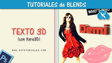 Texto en 3D - Xara 3D Tutorial