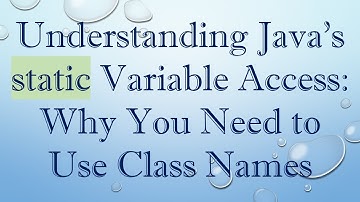 Understanding Java