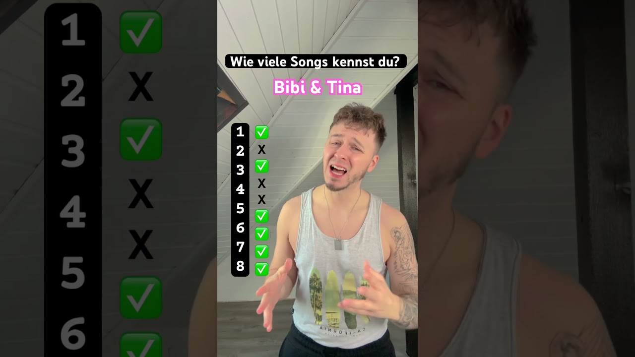Wie viele kennst du? Bibi & Tina 🐴 #dorfkind #kinderlieder #musik