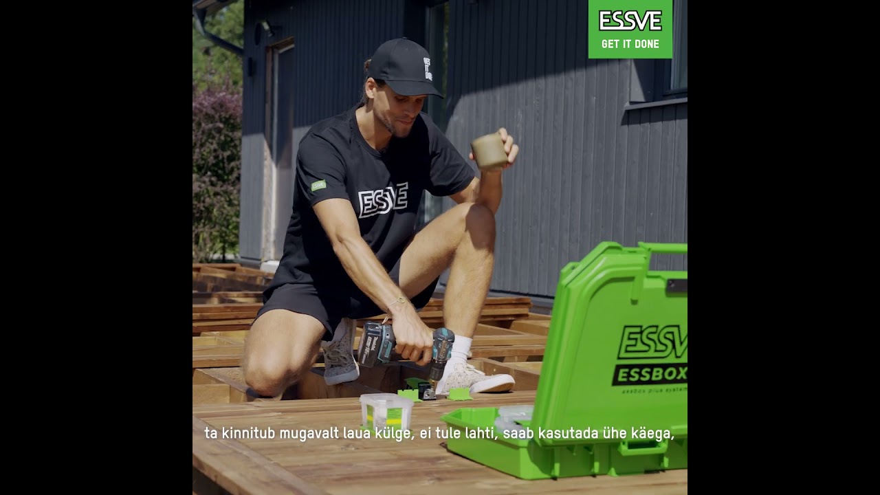 Kristjan X ESSVE  - uus HDS Pro rakis on parim lahendus peidetud kruvipeadega terrassi ehitamiseks!