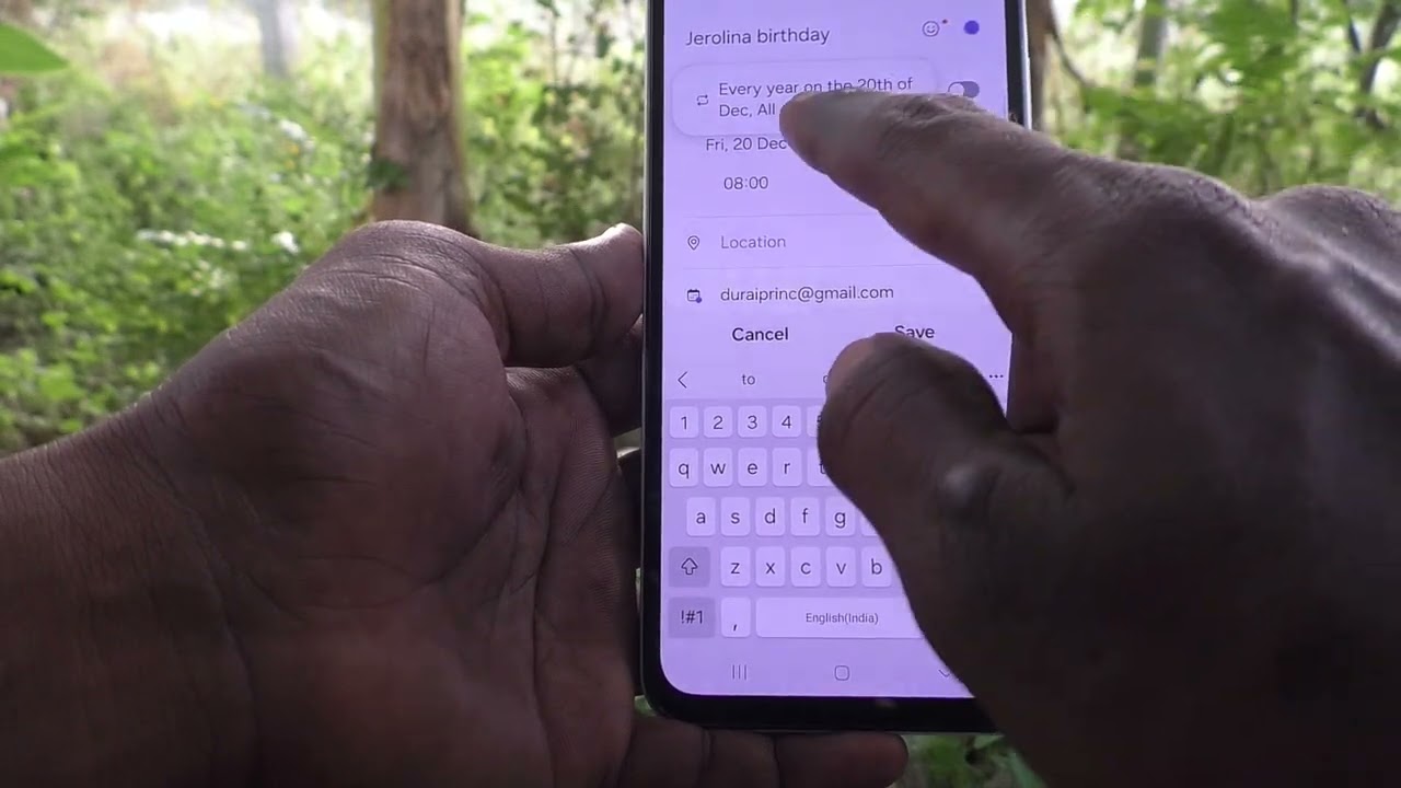 How to do calendar settings in Samsung Galaxy A15 5G - YouTube