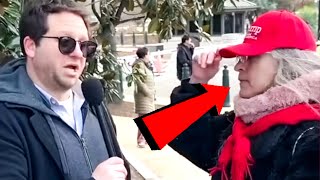 MAGA Lady's Ignorance Leaves Comedian at a Loss for Words