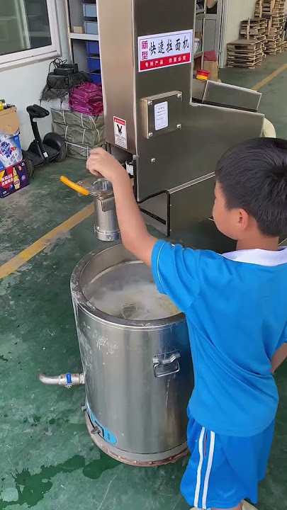 Fully automatic induction ramen machine, automatic sectioning, smooth and chewy 😍