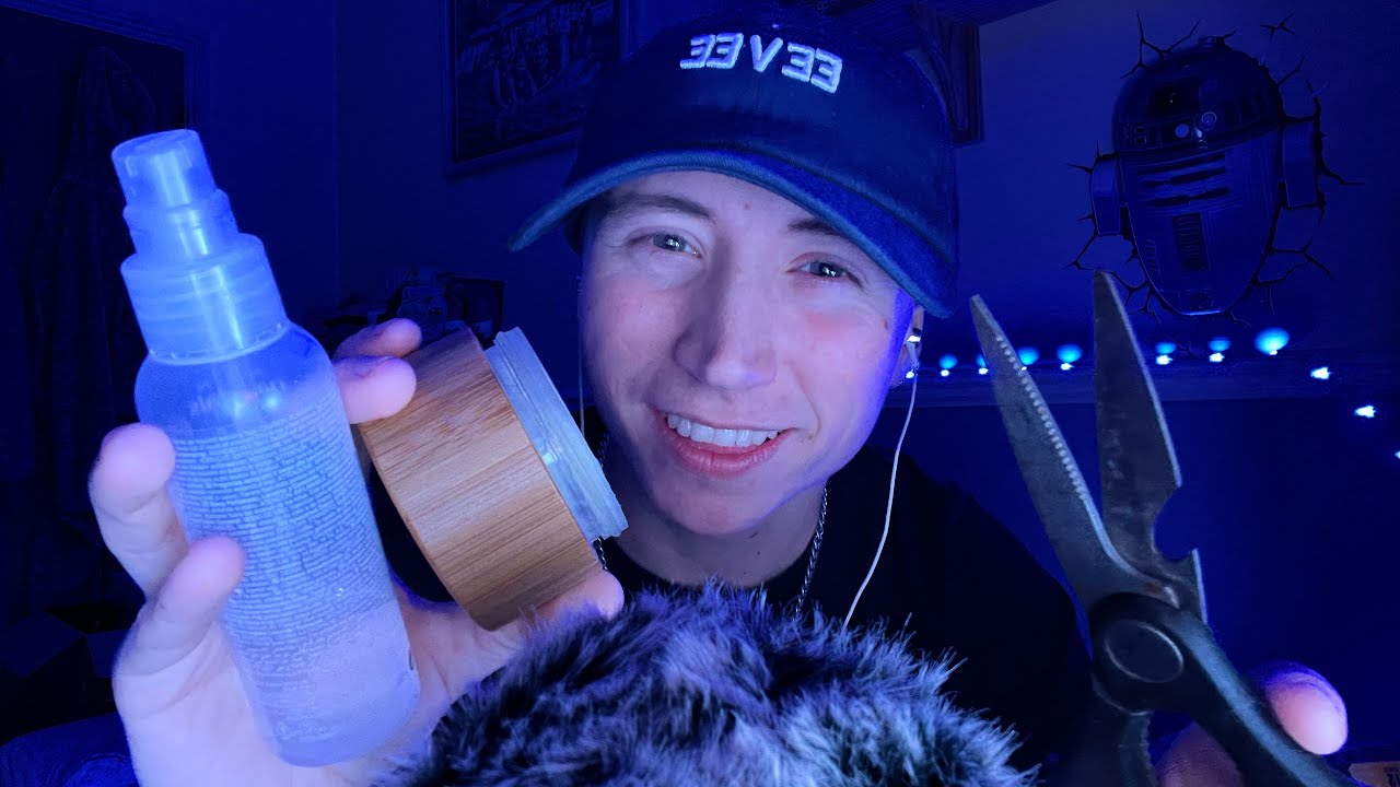 Asmr most relaxing happy hair cut 🥰