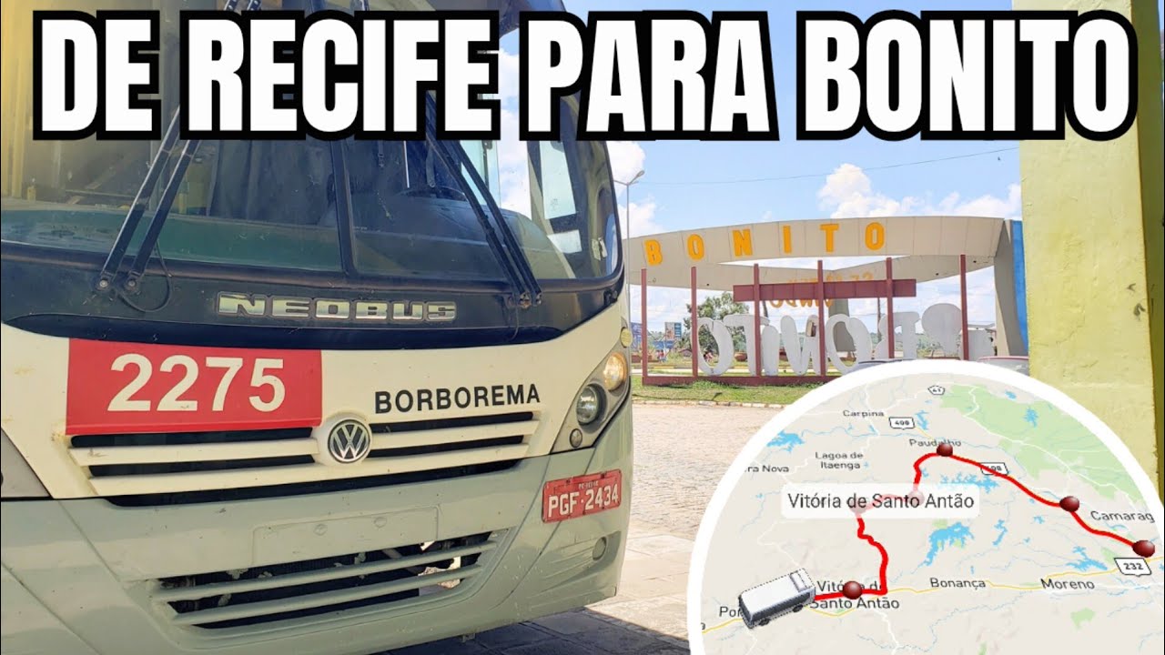 De RECIFE PARA BONITO EM UMA ROTA DIFERENTE