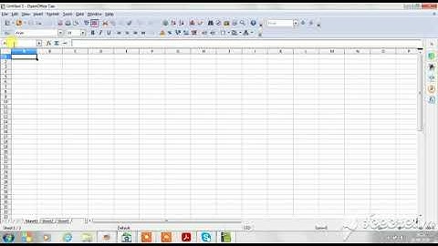 Class VI - Introduction to Calc window