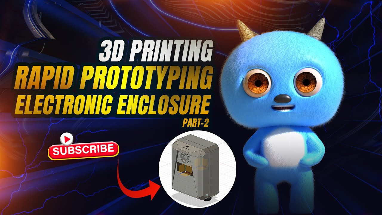 3D Printing Rapid Prototyping | Electronic Enclosure Prototype in Progress ⚡🖨️ Part 2