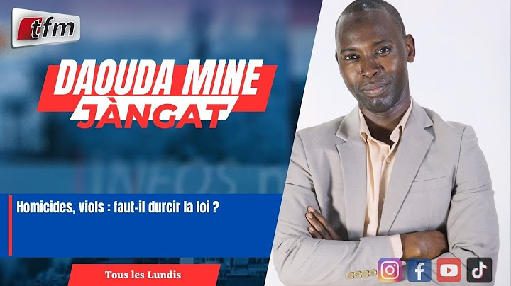 JANGÀT avec Daouda MINE | Homicides, viols : faut-il durcir la loi ? - 06 janvier 2025