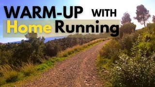 Warm-up with immersive running / Running at home