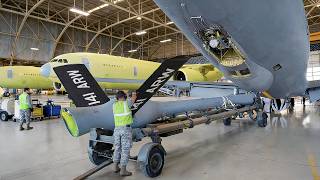 Inside Factory Converting Massive Plane into a Military Tanker