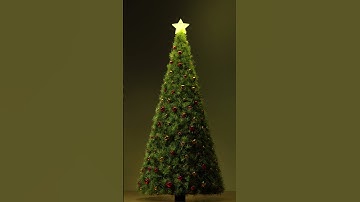 Growing a christmas tree with #blender and #geometrynodes