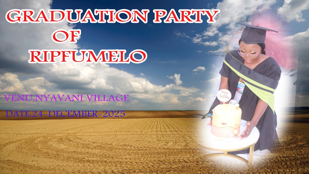 Gift Ripfumelo Mathonsi graduation party of Ripfumelo - YouTube