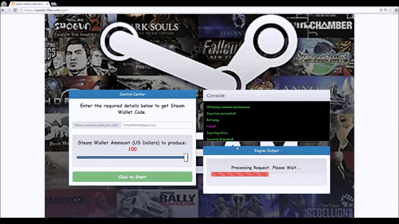 Steam Wallet Code Generator Online - 10.000 Codes available [no download required] - YouTube V2.5
